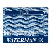 Waterman - Standard Cartridge Set 8pce Large Blue-Black