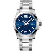 Longines - Conquest Blue Dial Stainless Steel Watch 43mm