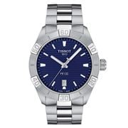 Tissot - PR 100 Sport Gent S/Steel & Blue Dial Watch 42mm