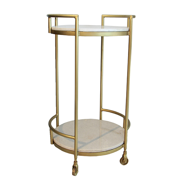 French Country Sinclair Narrow Bar Cart Peter's of Kensington