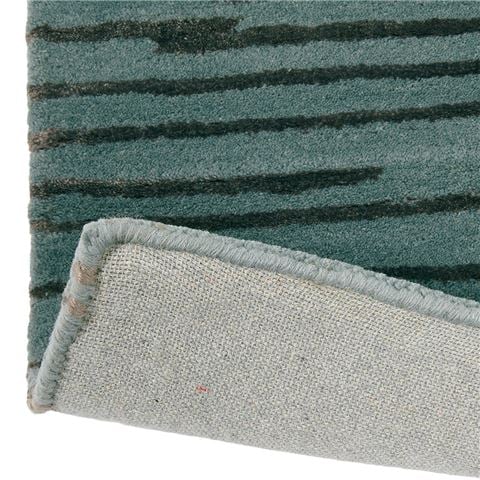 Florence Broadhurst Slub Mist Blue 240x170cm - Peter's of Kensington