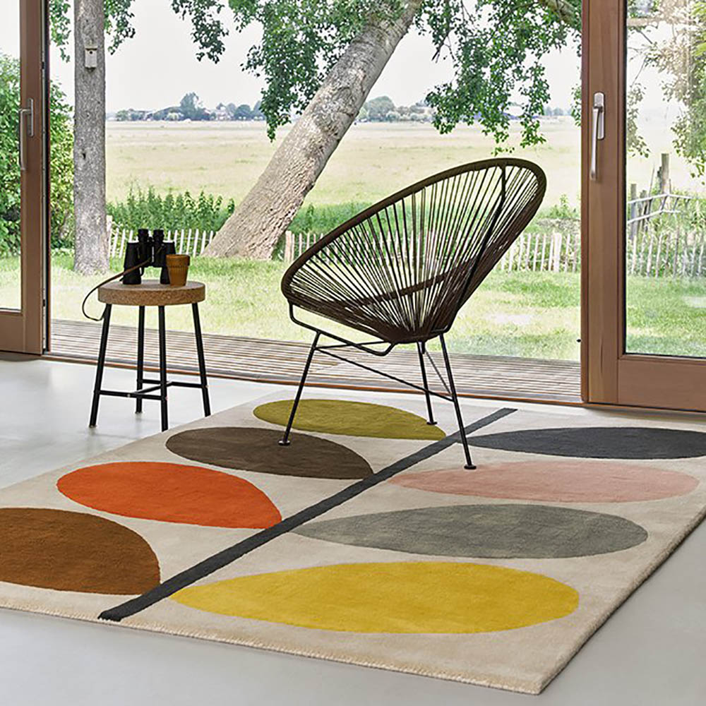 Orla Kiely Giant Multi Stem Pure Wool Rug 280x200cm Peter's of