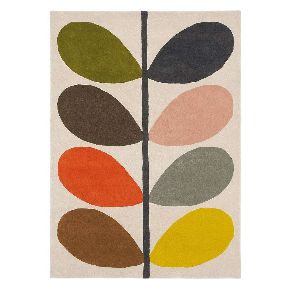 Orla Kiely Giant Multi Stem Pure Wool Rug 280x200cm Peter's of