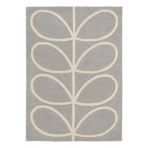Orla Kiely Giant Stem Rug Grey 230x160cm - Peter's of Kensington