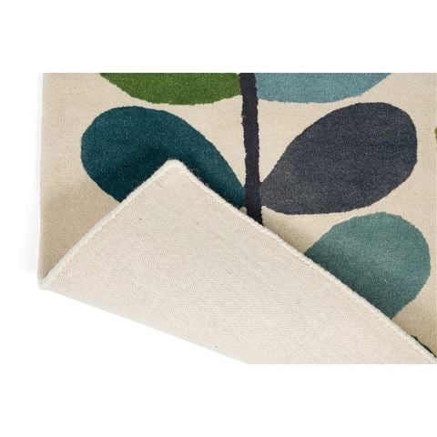 Orla Kiely Classic Stem Rug Kingfisher 180x120cm - Peter's of Kensington