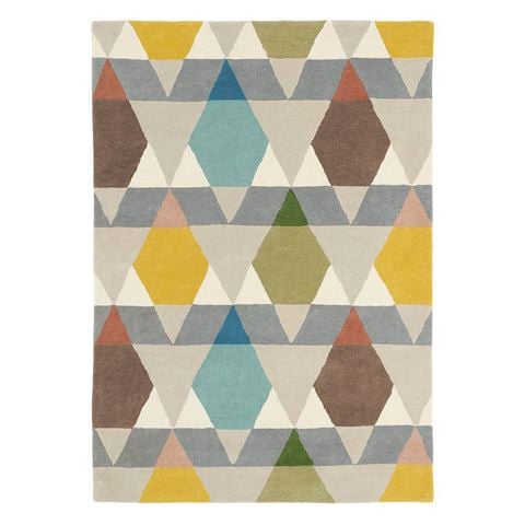 Brink & Campman Estella Vases Geometric Rug Stone 280x200 - Peter's of Kensington