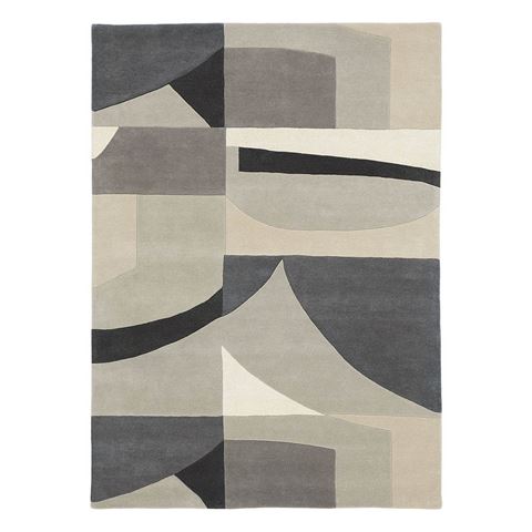 Harlequin Bodega Stone Geometric Rug 240x170cm - Peter's of Kensington