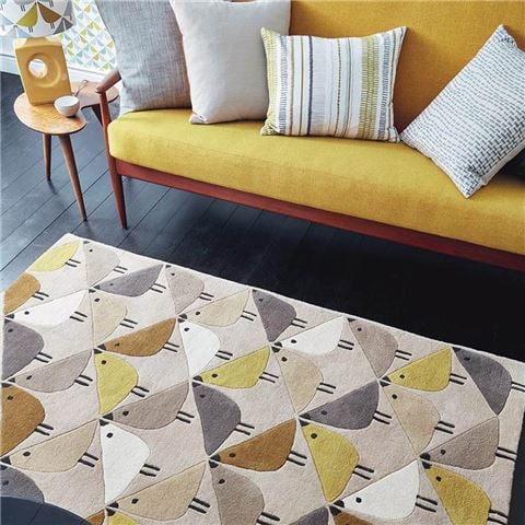 Scion - Lintu Rug Dandelion Grey 200x140cm