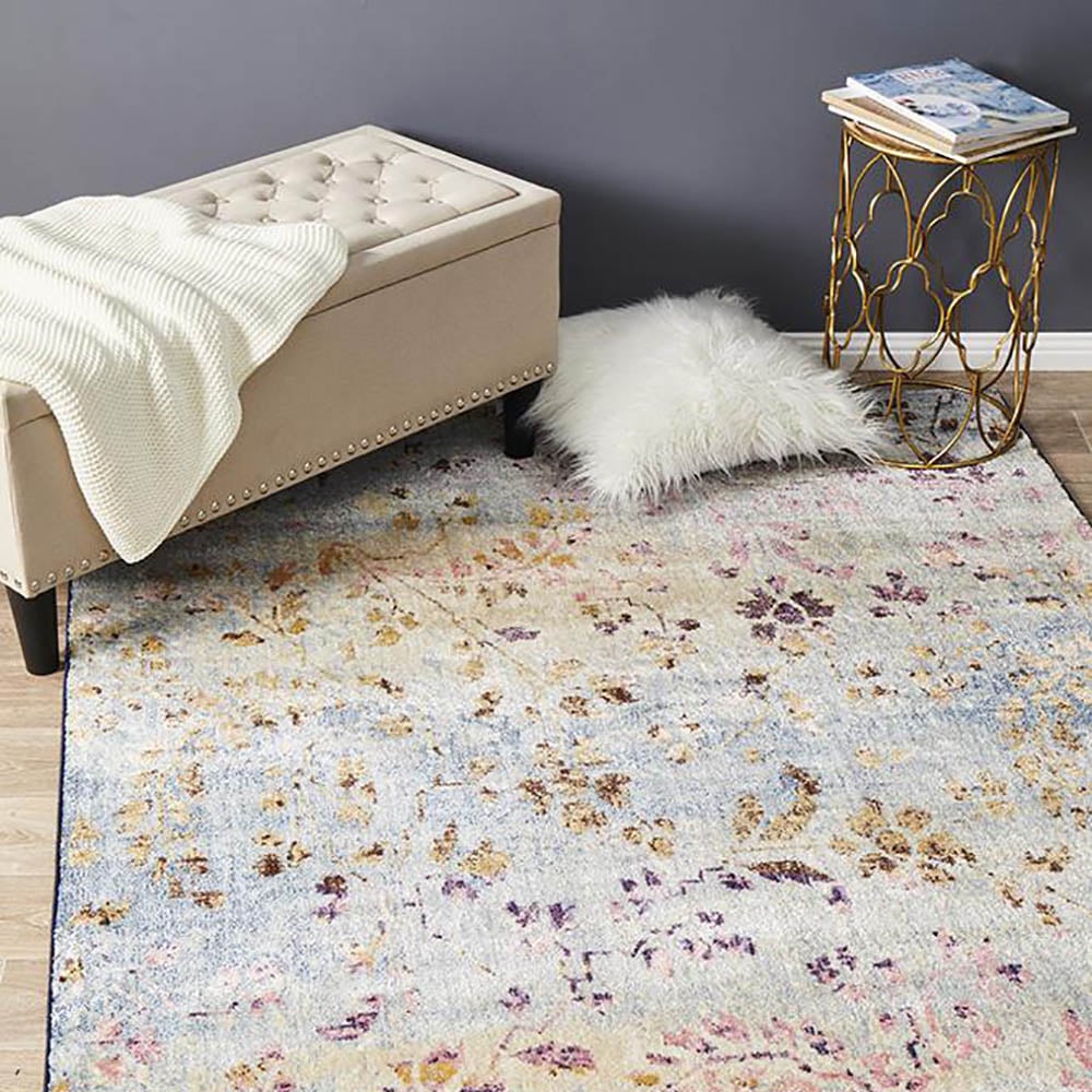 Tapete Rug Pastel Silky Finish Floral Rug 400x300cm Peter's of