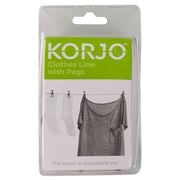 Korjo - Clothesline with Pegs