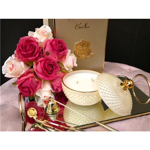 Cote Noire - L.E. Art Deco Candle In Cream Blonde Vanilla