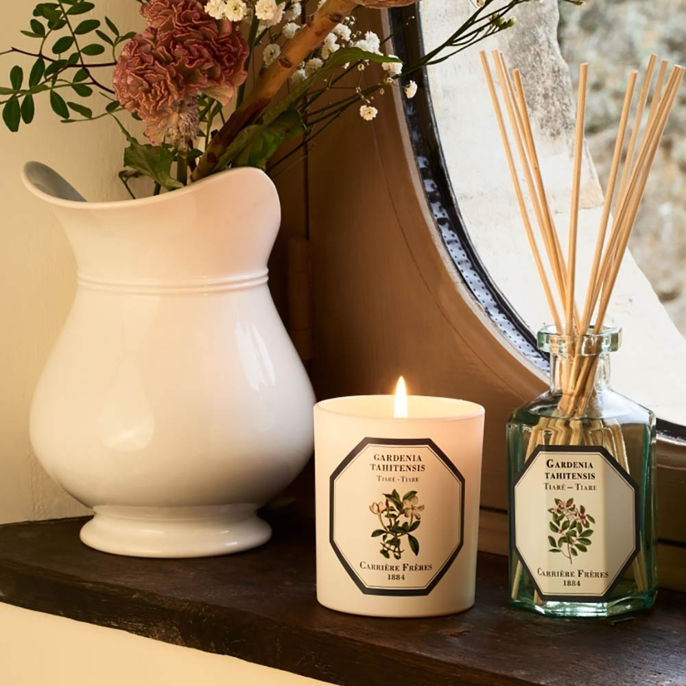 Carriere Freres Tiare Gardenia Scented Candle 185g Peter's of