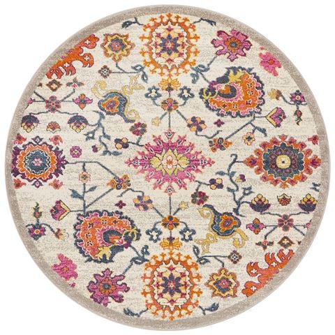 Tapete Rug Babylon Wildflower Round Rug 240x240cm - Peter's of Kensington