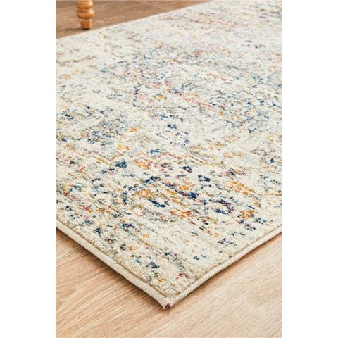 Tapete Rug Century Bohemian Rug Silver Multi 400x80cm - Peter's of Kensington