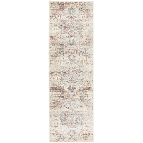 Tapete Rug Century Bohemian Rug Silver Multi 400x80cm - Peter's of Kensington