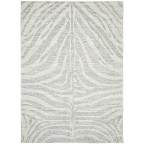 Tapete Rug Chrome Savannah Zebra Print Rug 330x240cm - Peter's of Kensington