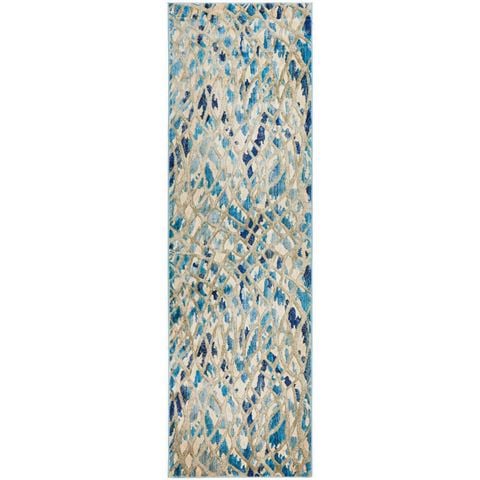 Tapete Rug - Dream Scape Modern Runner Rug Blue 400x80cm