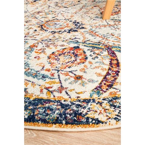 Tapete Rug Evoke Round Rug Ivory 200x200cm - Peter's of Kensington