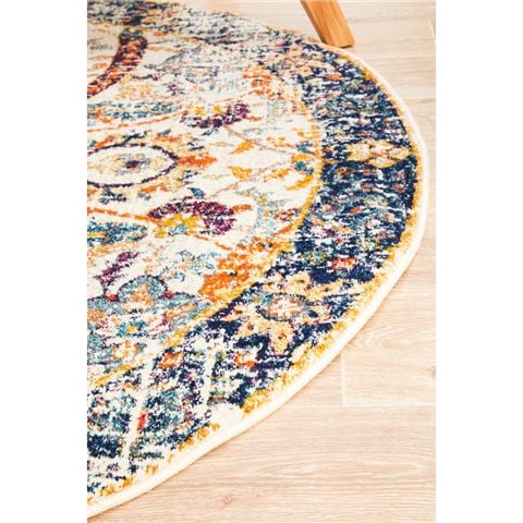 Tapete Rug Evoke Round Rug Ivory 240x240cm - Peter's of Kensington