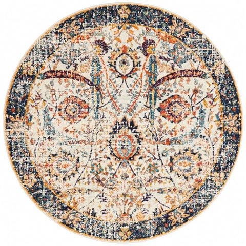 Tapete Rug Evoke Round Rug Ivory 240x240cm - Peter's of Kensington