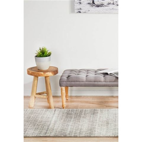 Tapete Rug - Evoke Tribal Runner Rug Grey 300x80cm