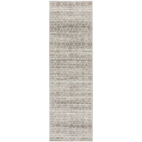 Tapete Rug - Evoke Tribal Runner Rug Grey 300x80cm