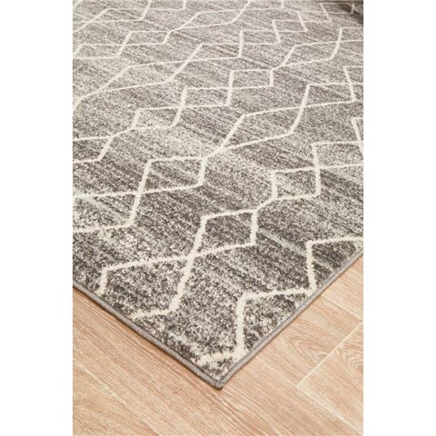 Tapete Rug Evoke Tribal Rug Grey 330x240cm - Peter's of Kensington