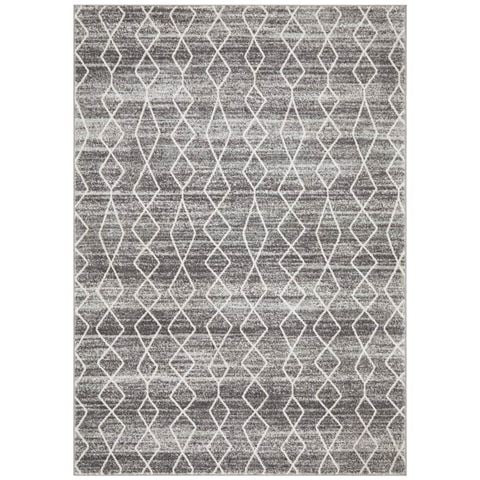 Tapete Rug Evoke Tribal Rug Grey 330x240cm - Peter's of Kensington