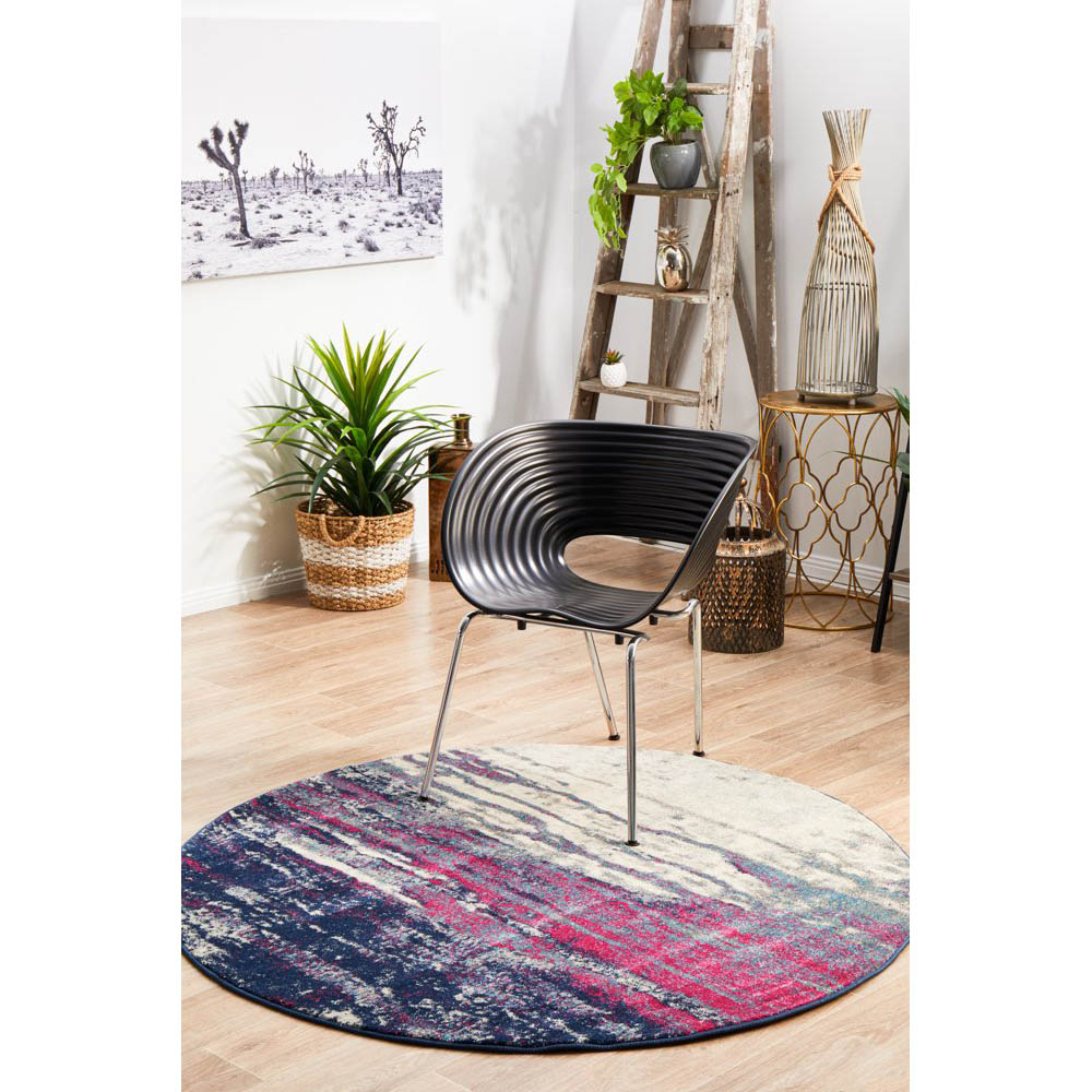 Tapete Rug Stone Abstract Round Rug 200x200cm Peter's of Kensington
