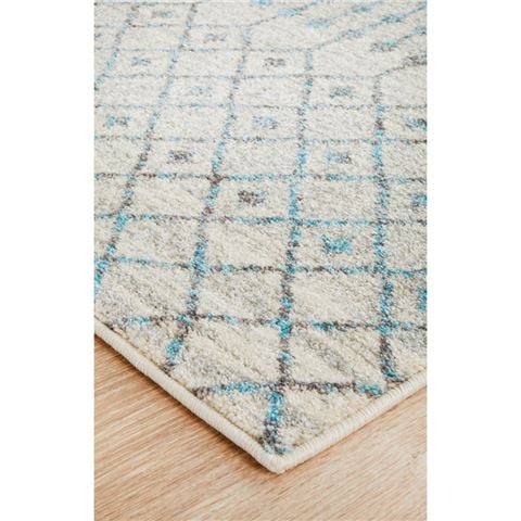 Tapete Rug Evoke Tribal Runner Rug Bone 400x80cm - Peter's of Kensington