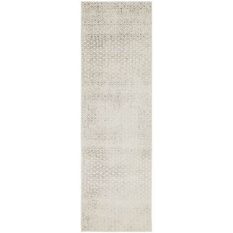 Tapete Rug Evoke Runner Rug Grey Scandi 300x80cm - Peter's of Kensington