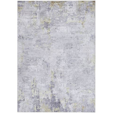Tapete Rug Illusions Silk Look Printed Rug Gold 220x150cm - Peter's of Kensington