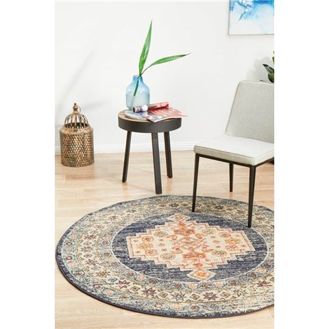 Tapete Rug Legacy Aztec Round Rug Crimson 240x240cm - Peter's of Kensington