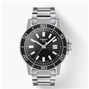 Tissot - Supersport Gent S/Steel Black Dial Watch 44cm