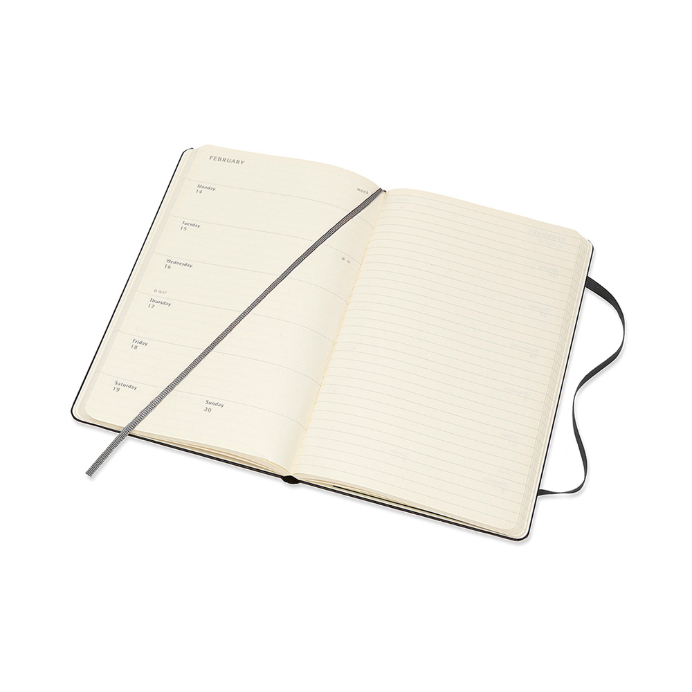 Moleskine 202122 Weekly Diary H/C Large Black Peter's of Kensington