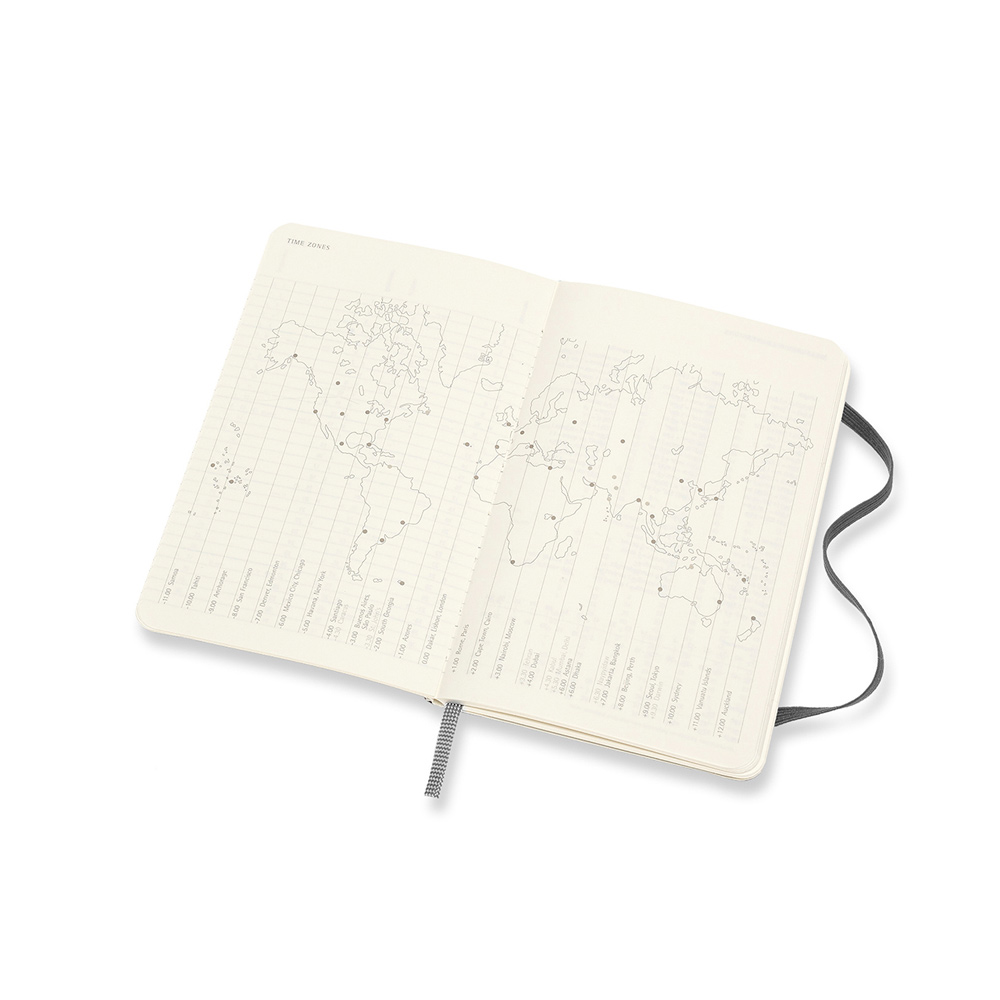 Moleskine 202122 Weekly Pocket Diary Soft Cover Black Peter's of