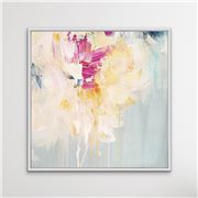 I Heart Wall Art - Spring Floral White Frame 120x120