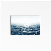 I Heart Wall Art - Bright Ocean White Frame 120x160