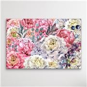 I Heart Wall Art - Peony Garden White Frame 120x160