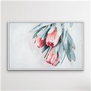 I Heart Wall Art - Protea BunchWhite Frame 120x160
