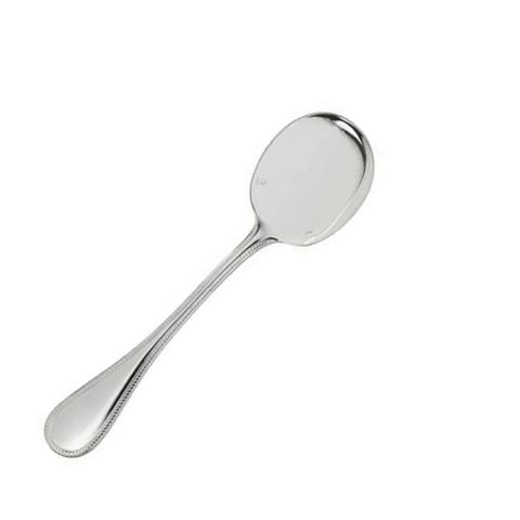 Christofle Perles Sterling Silver Cream Soup Spoon - Peter's of Kensington