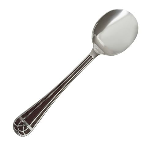 Christofle Talisman Sienna Silverplated Cream Soup Spoon - Peter's of Kensington