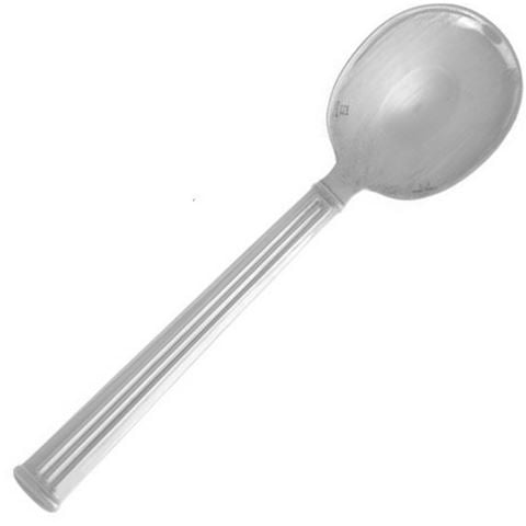 Christofle Triade Silverplate Cream Soup Spoon - Peter's of Kensington