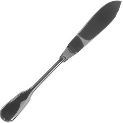 Christofle Touraine Stainless Steel Fish Knife - Peter's of Kensington