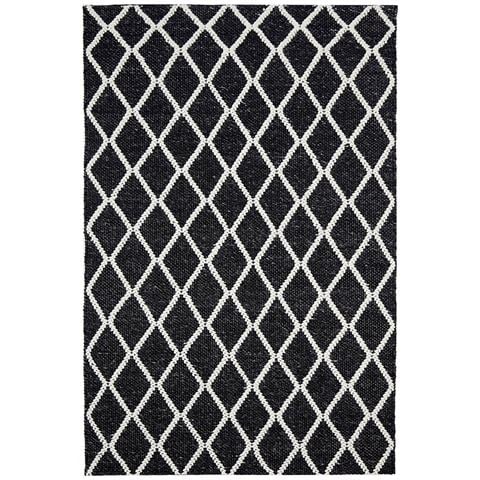 Tapete Rug Huxley Hand Loomed Scandi Rug Black 400x300CM - Peter's of Kensington