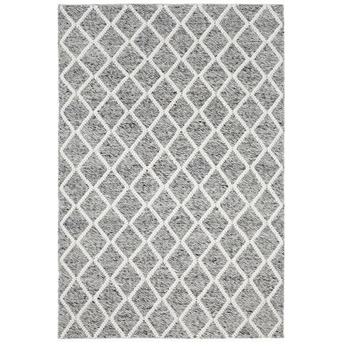 Tapete Rug Huxley Hand Loomed Scandi Rug Grey 225x155CM - Peter's of Kensington