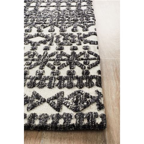 Tapete Rug Levi Table Tufted Tribal Rug Ivory 320x230cm - Peter's of Kensington