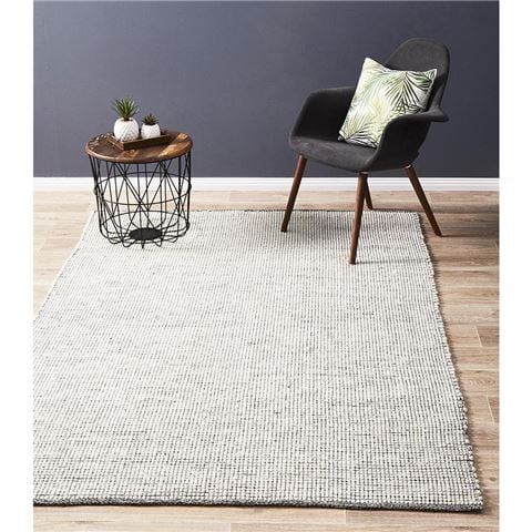 Tapete Rug Loft Felted Scandi Rug Black 290x200cm - Peter's of Kensington
