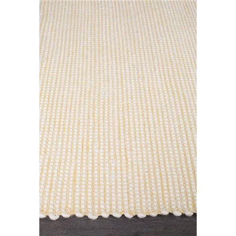 Tapete Rug Loft Felted Scandi Rug Yellow 170x120cm - Peter's of Kensington