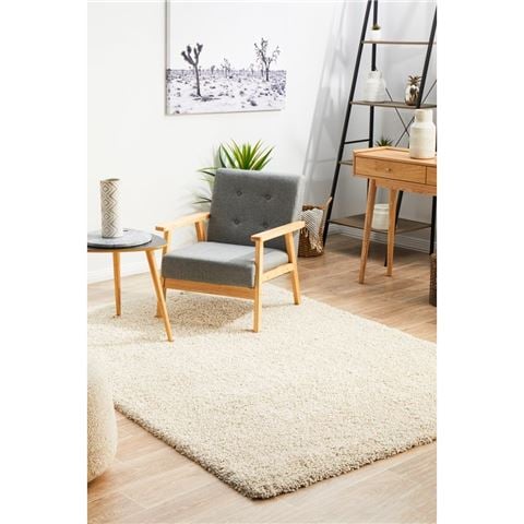 Tapete Rug - Laguna Linen Modern Shag Rug Cream 290x200cm